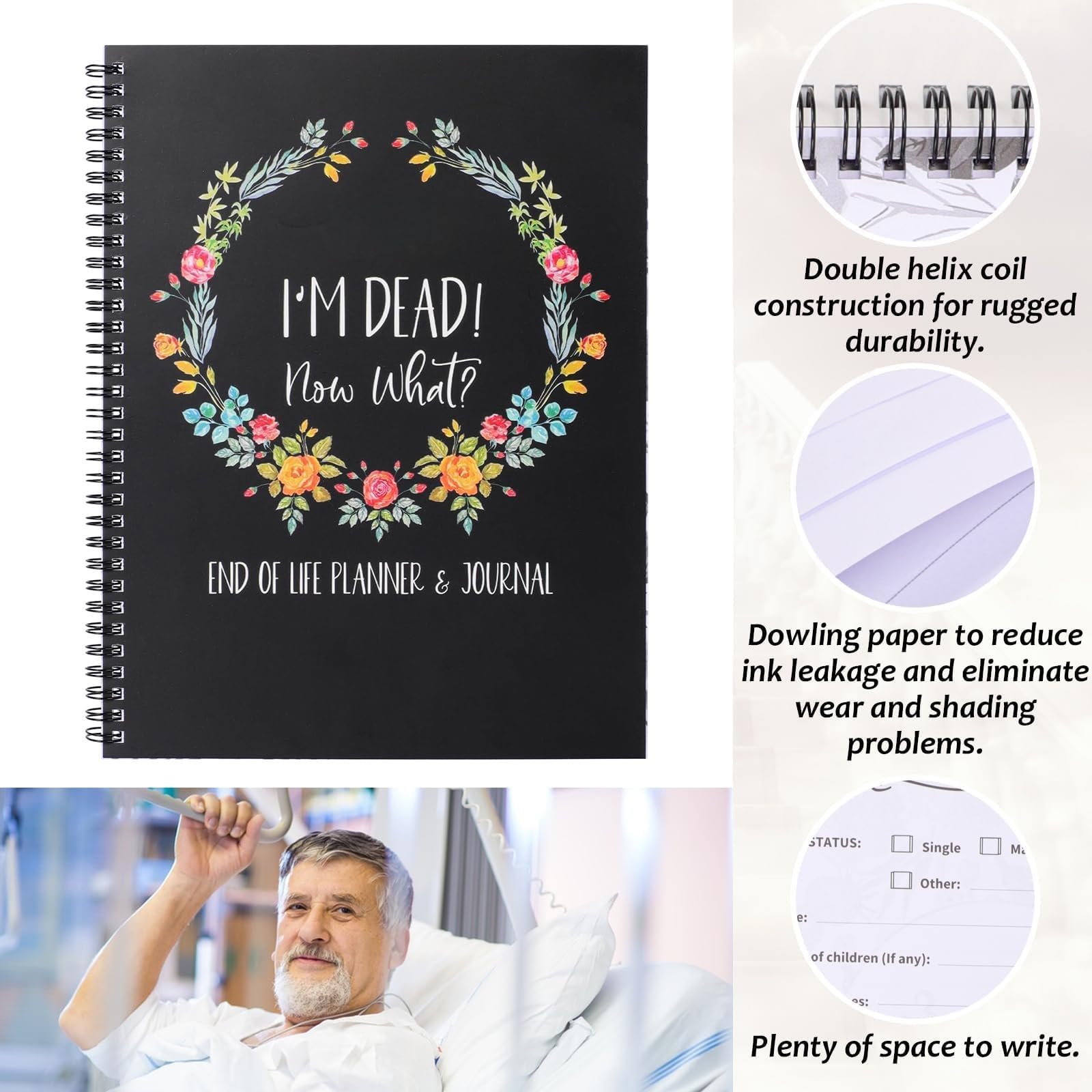 End of Life Planner, I'm Dead Now What Book My Final Wishes - Image 3