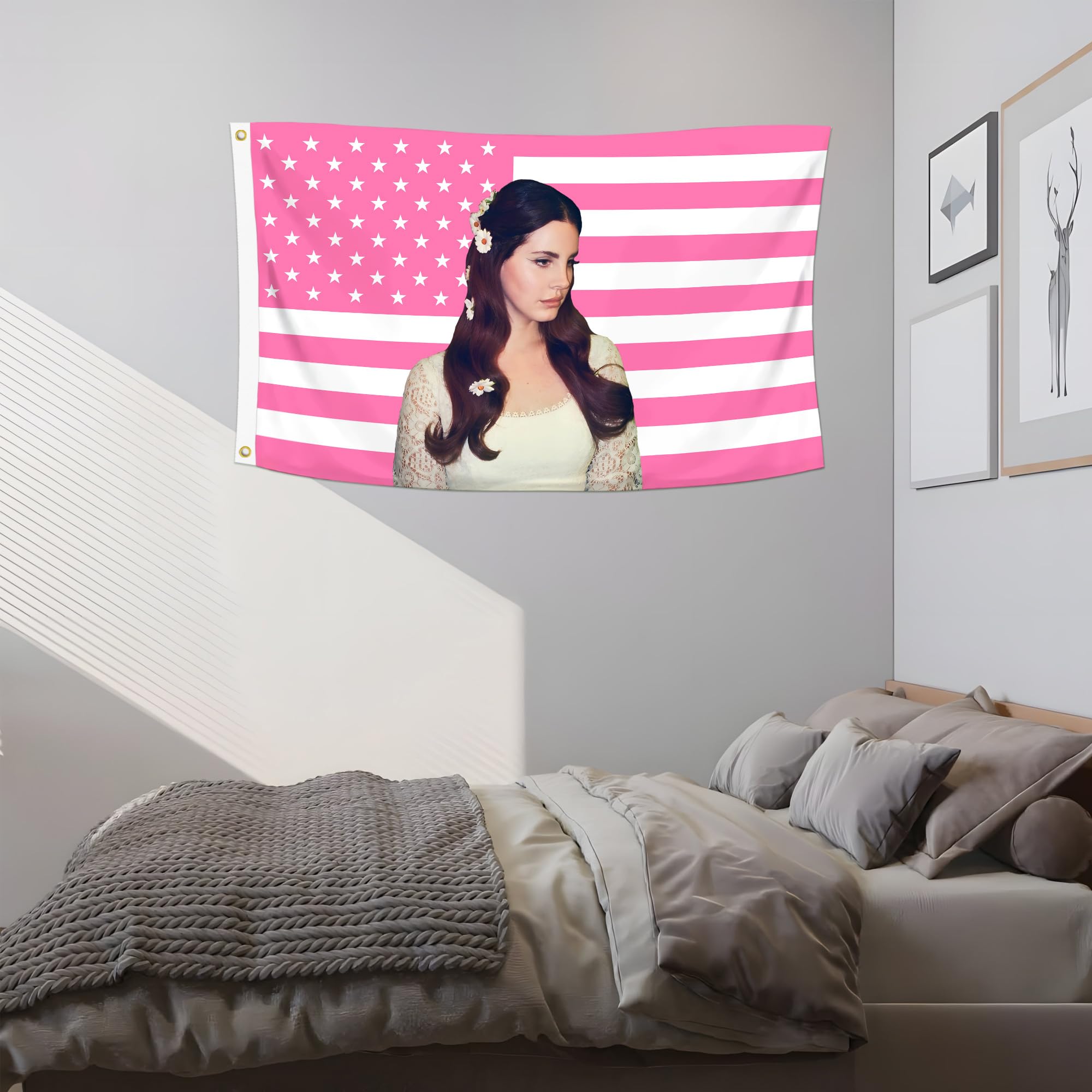 ANOER Dekorative Flagge – 3x5 Fuß (90x150 Cm), 100% Polyester, Doppelt Genäht, 2 Messingösen, Für Innen & Außen