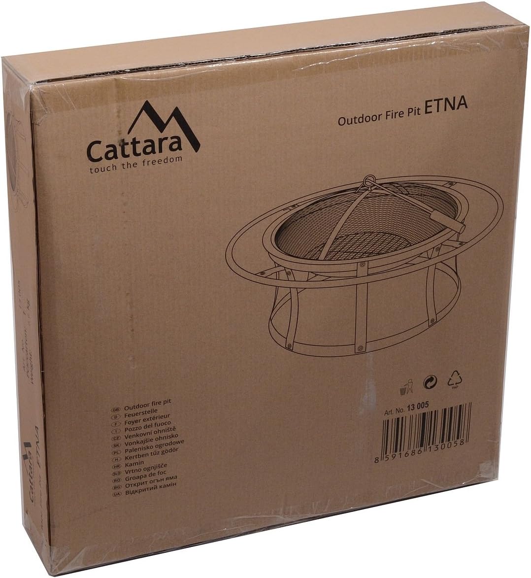 13005 Etna Fire Pit with Lid