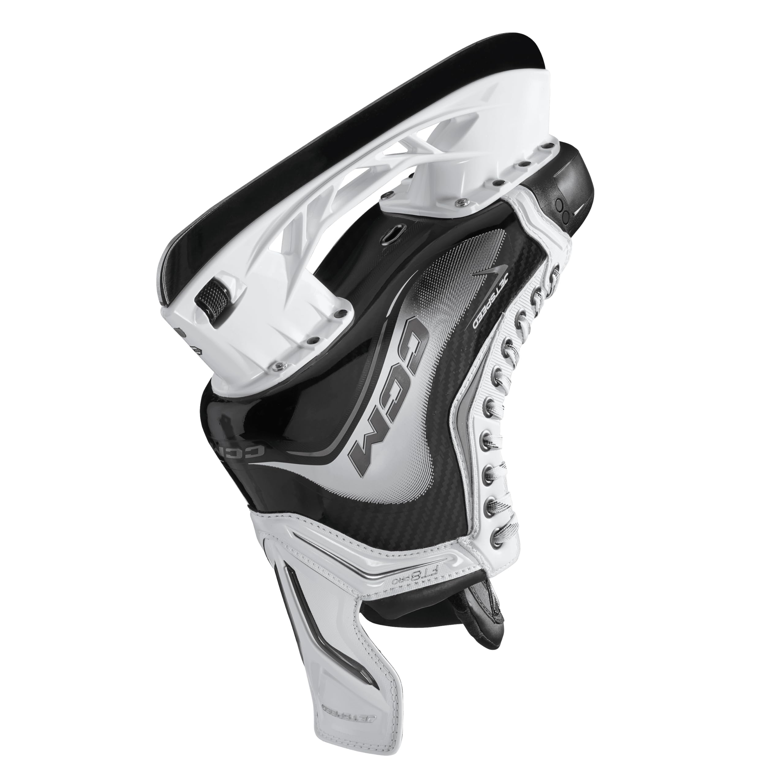 Patines de hielo CCM JETSPEED FT8 PRO White Senior para adultos