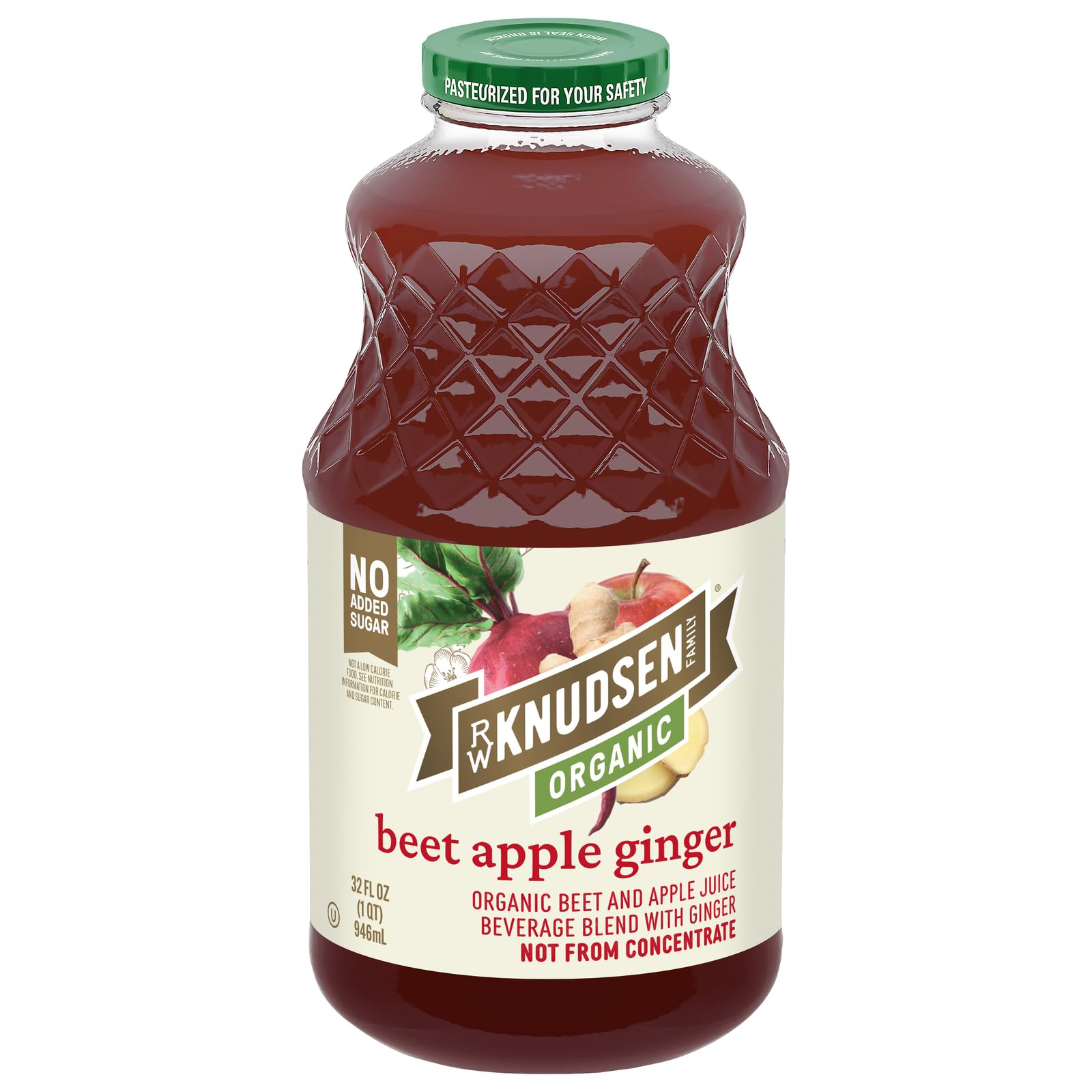 R.W. Knudsen, Organic Beet Apple Ginger Juice Beverage, 32 Fl Oz