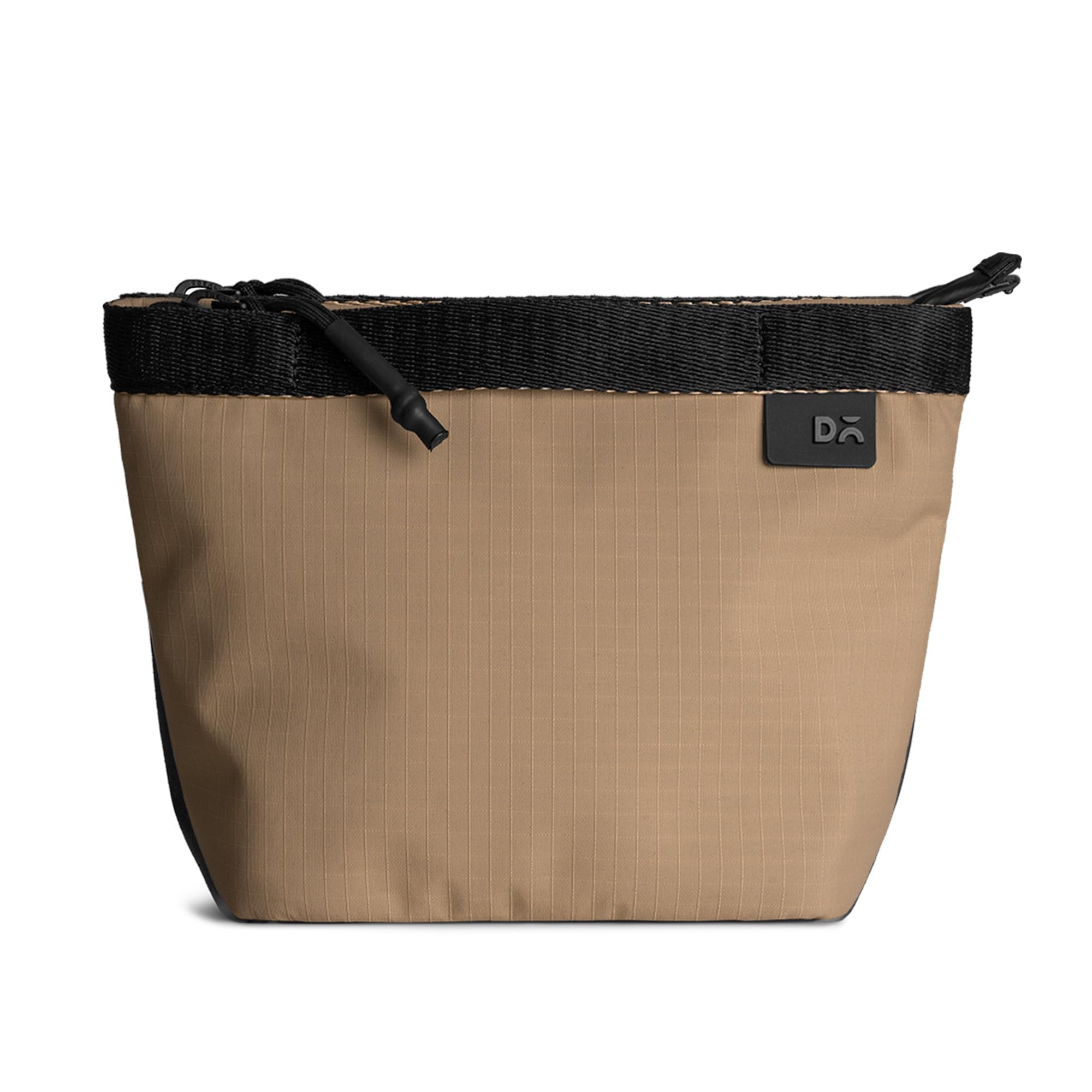 dailyobjects Small Pivot Carry All Pouch for Men and Women |Zippered Compartment|Organiser |Lightweight|Water Repellent|Portable| Recycled Nylon| Concealed Handles| For Daily Use/Travel (Beige)-picture-39