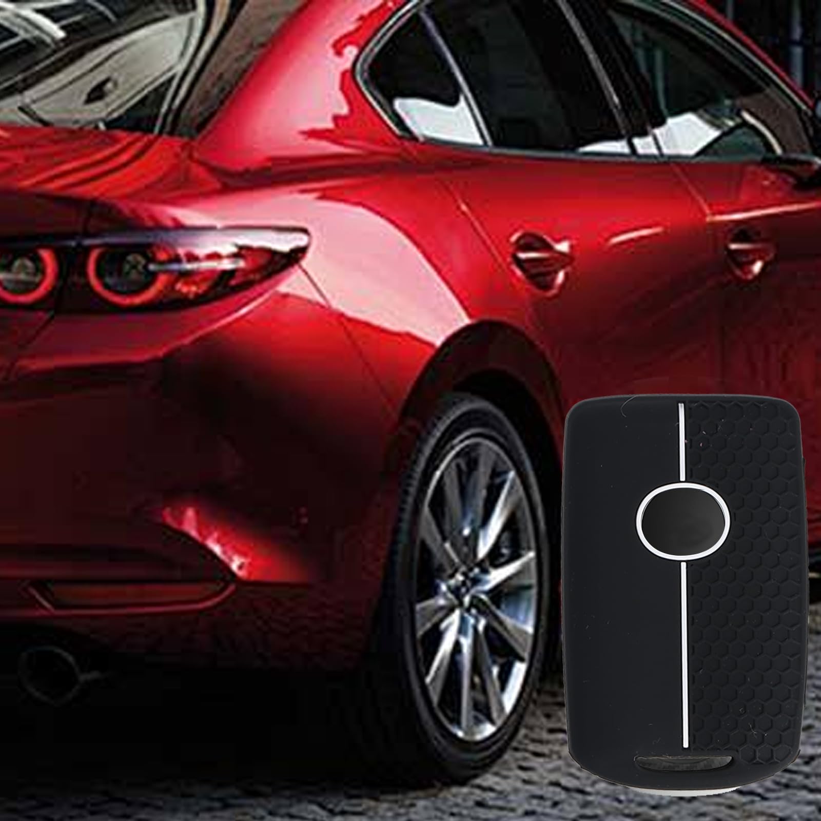 kwobile Custodia Coprichiave Copatibile con VW Golf 7 K7 con 3 tasti