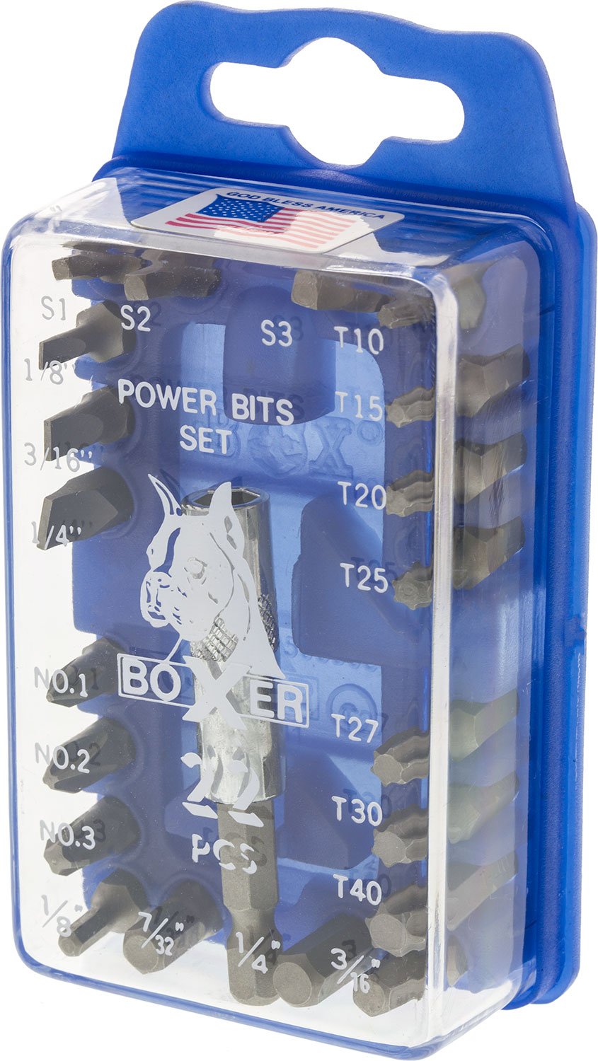 Boxer - Boxer 22 Piece SAE Bits Set (Power Tool Accessories