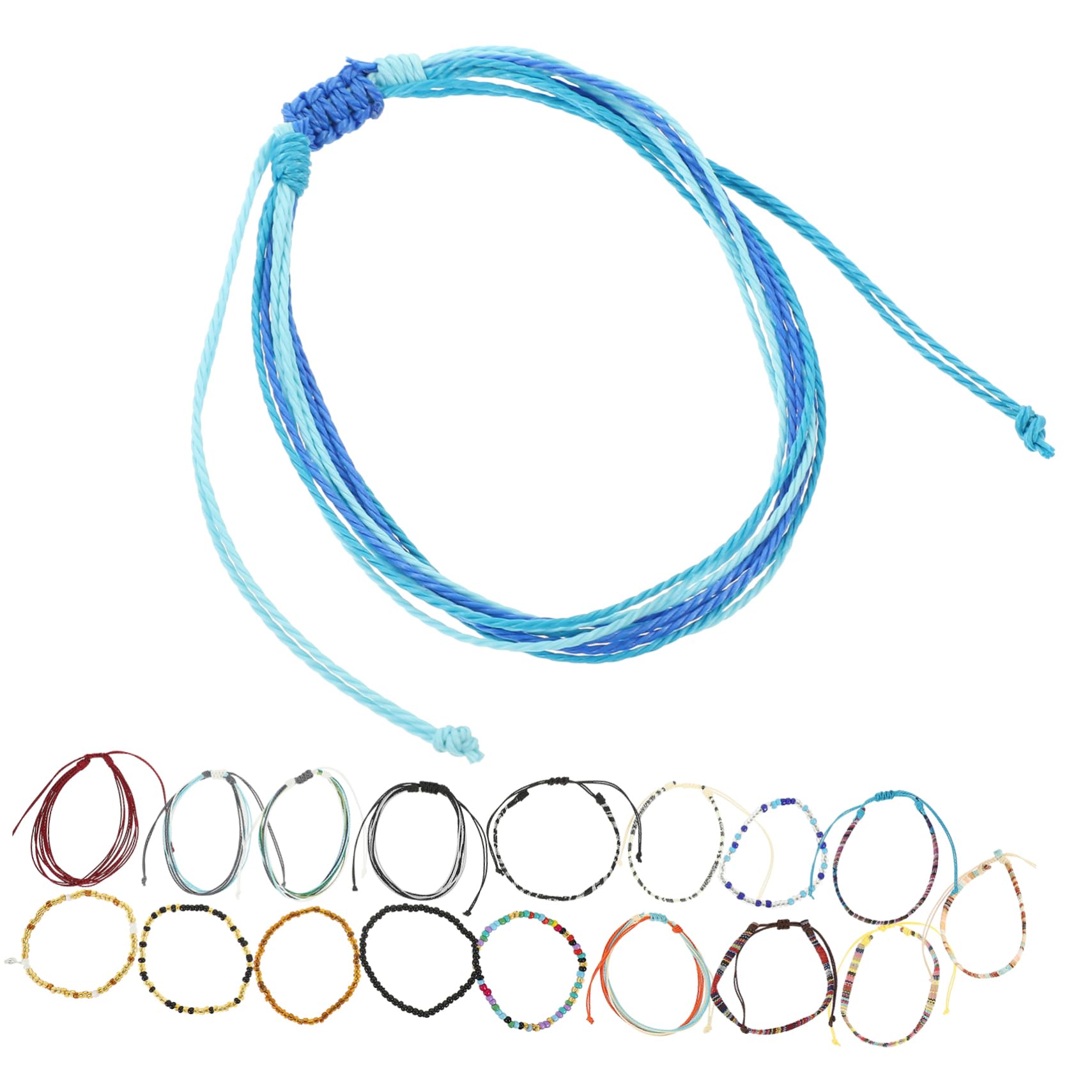 SOIMISS 90piezas Tobilleras De Perlas Para Mujeres Accesorios De Playa Coloridos y Vacaciones