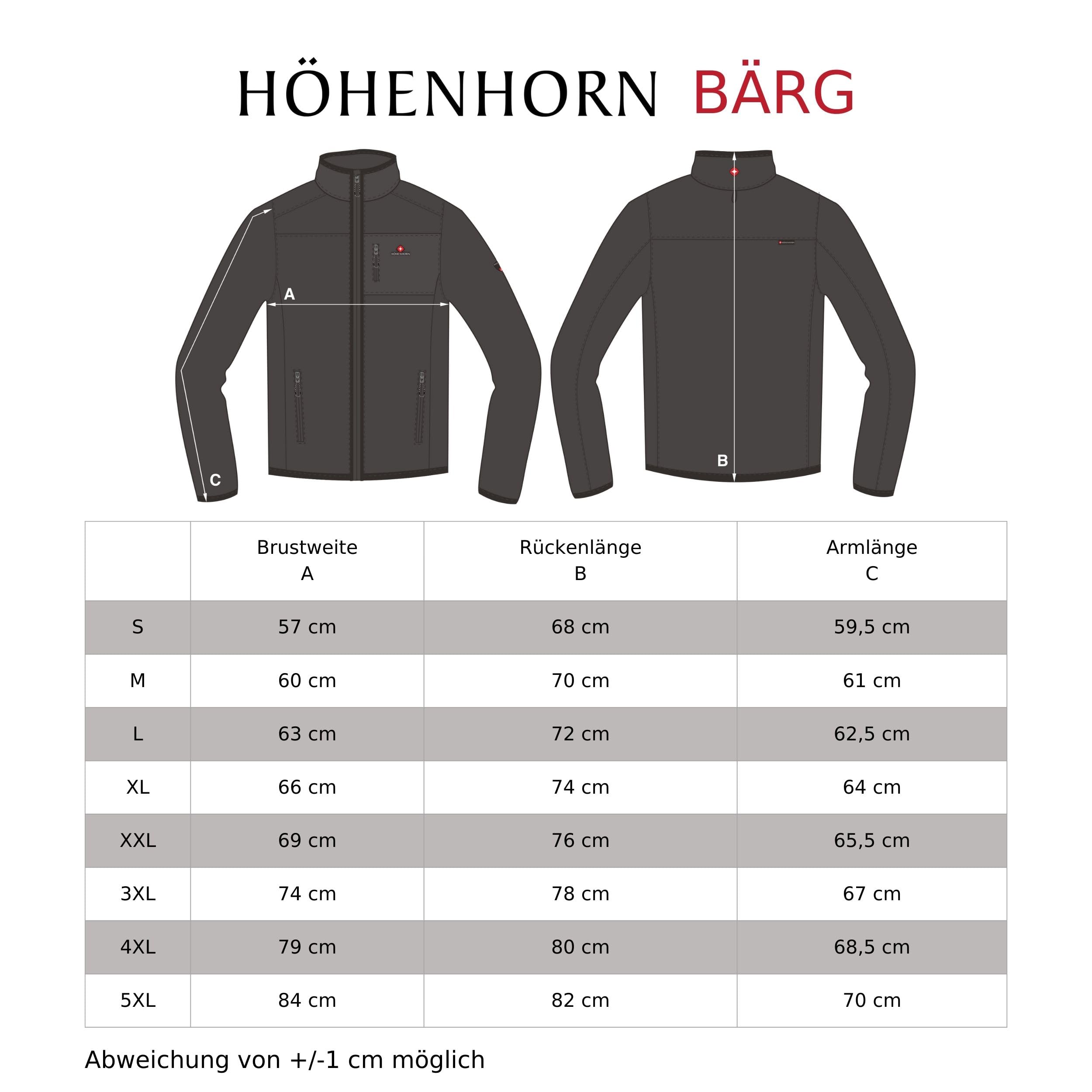 Höhenhorn Miś bluza z kapturem, polarowa, męska bluza z kapturem