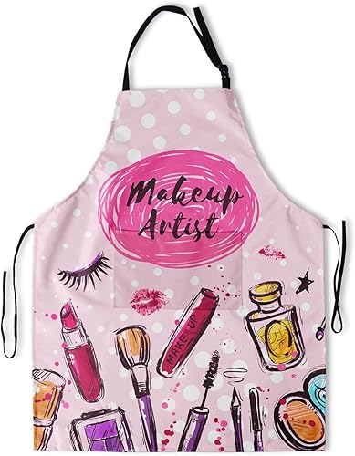 Miniatura 1 de Giwawa Delantales de peluquería para mujer, divertidos delantales de corte de pelo para salones de hogar