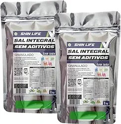 Sal Marinho Integral Sem Aditivos Granulado 2X1kg=2KG