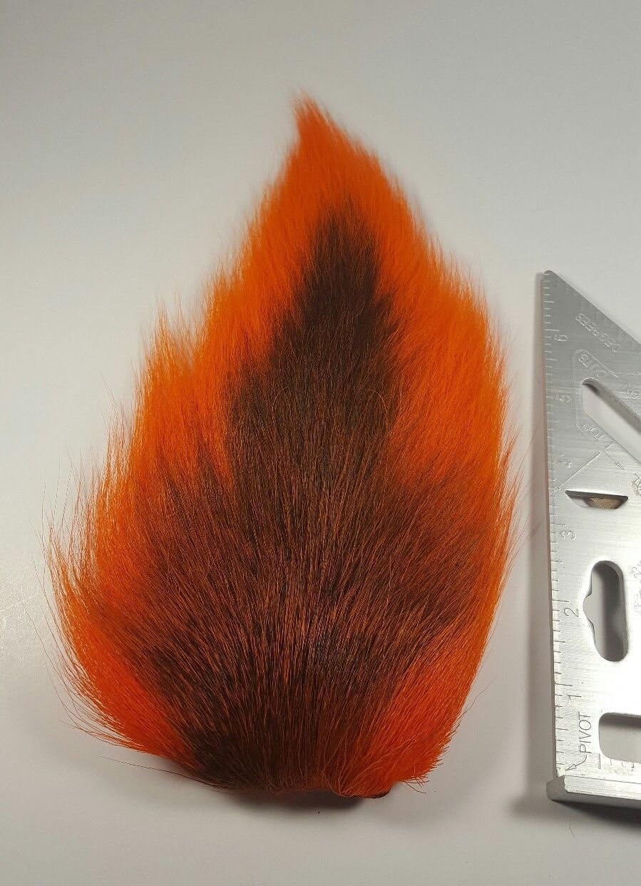 Hareline Dubbin Large Northern Bucktail (white) : Fly Tying Materials : Sports & Outdoors