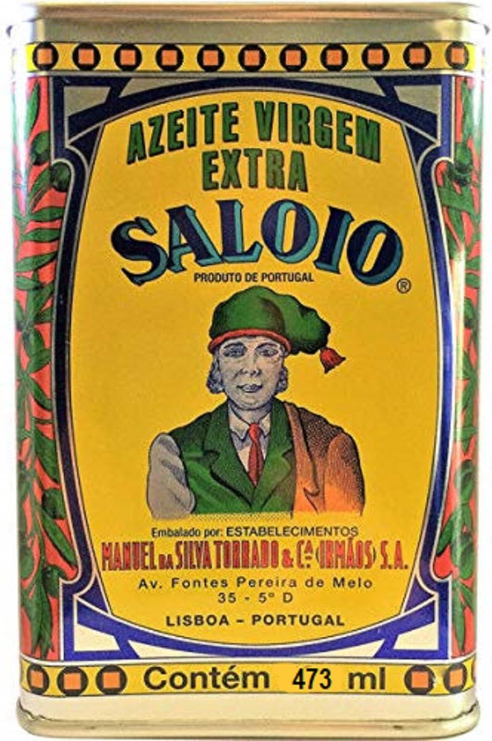 Saloio Portuguese Olive Oil (Pack of 2 x 473 Ml )