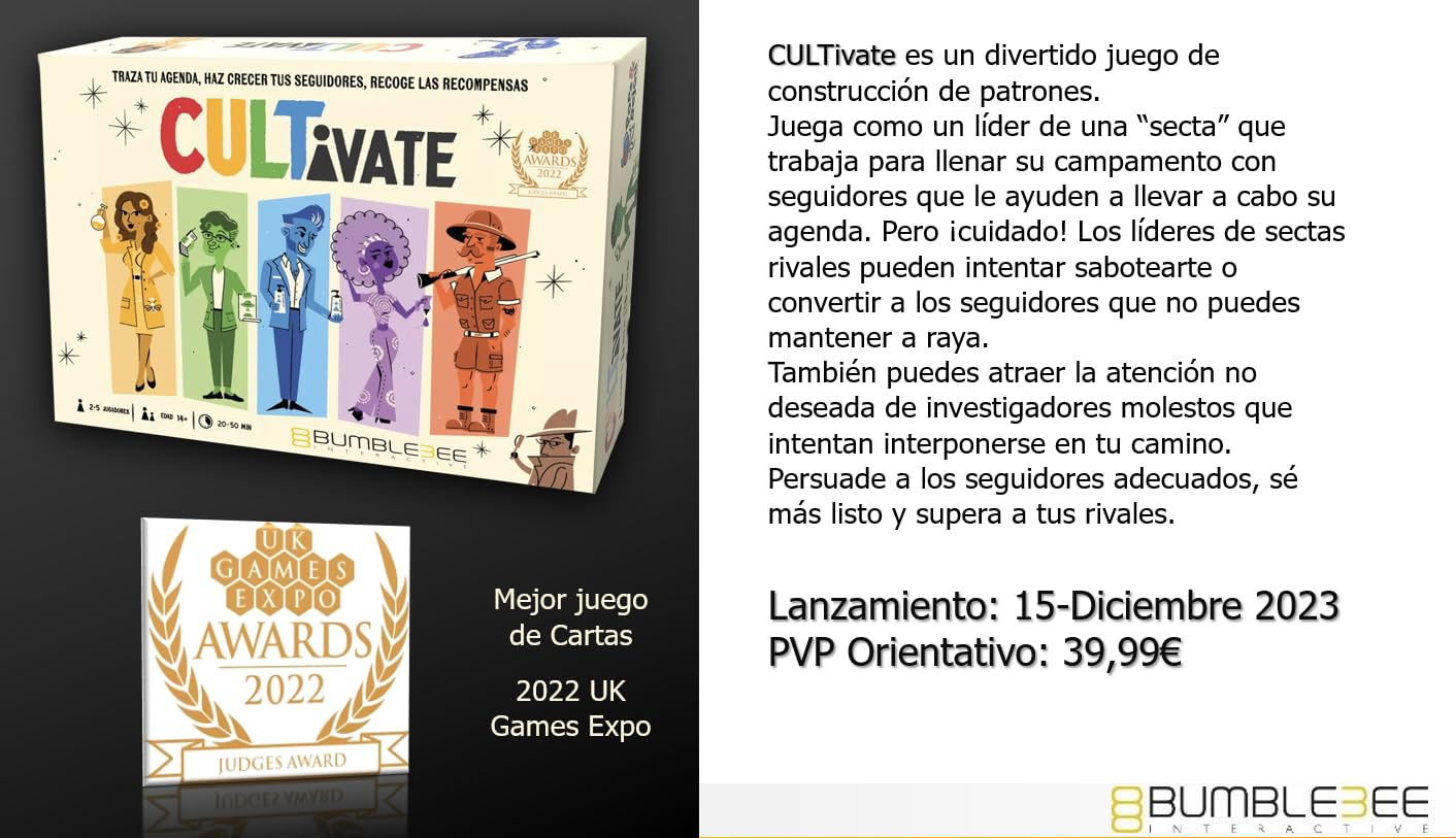Bumble3ee Interactive Cultivate (Juego de Mesa)