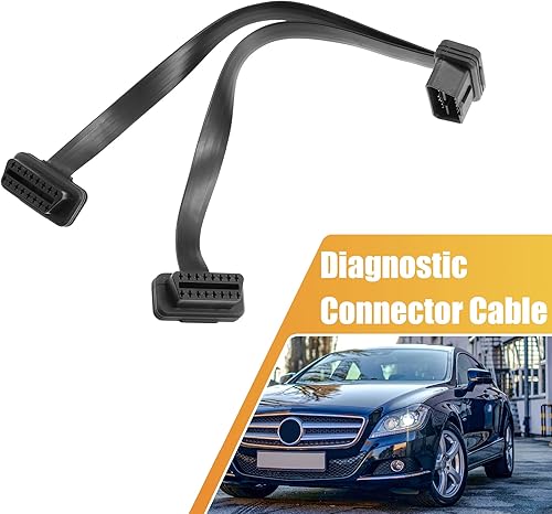 Miniatura 2 de X AUTOHAUX 10 Pcs OBD II OBD2 16 Pin Splitter Extension 1x Male and 2X Female Extension Cable Adapter
