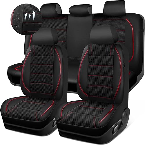 Miniatura 15 de CAR PASS - Fundas para asiento universal., Negro y rojo