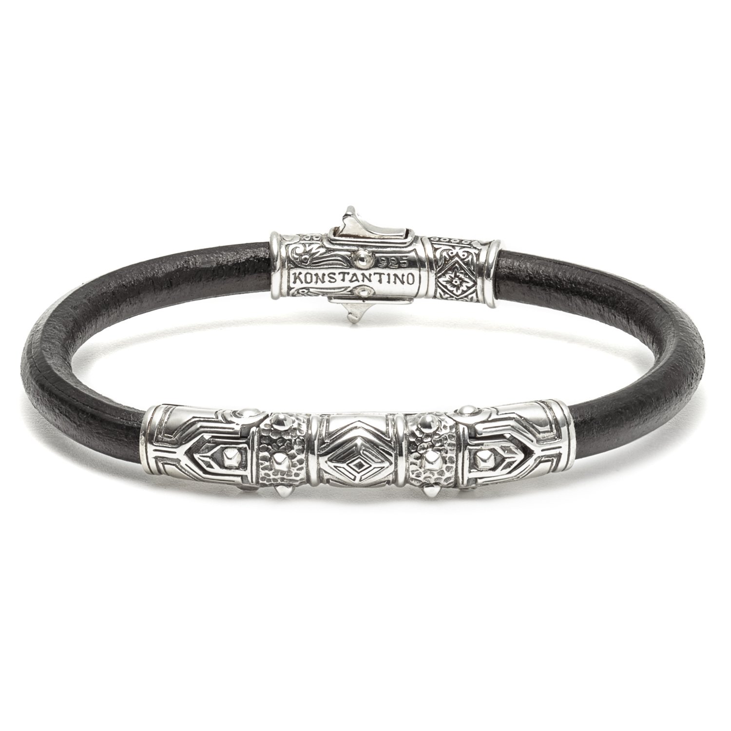KonstantinoSterling Silver & Leather Bracelet