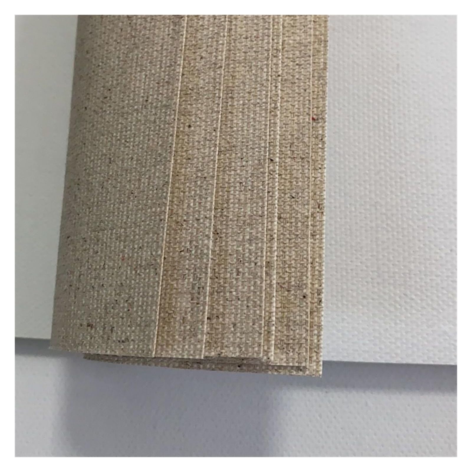 Rouleau de toile vierge Toile vierge avec amorce mélangée en lin, utilisée pour la toile de peinture à l'huile de haute qualité, toile de fournitures d'art de lin étanche peindre lot ( Color : 40X40cm