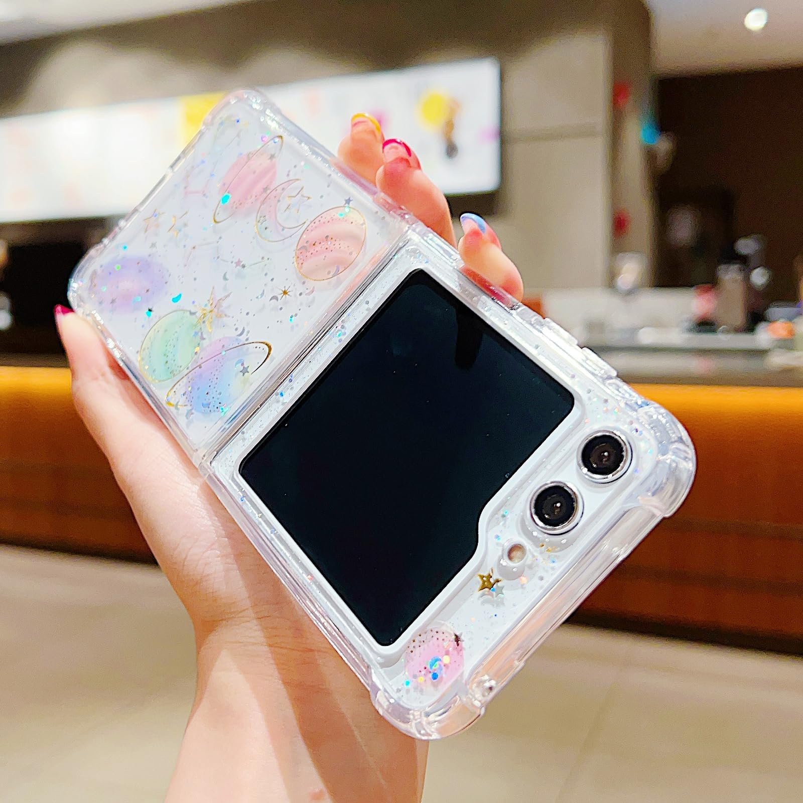 Amazon.com: Changjia for Samsung Galaxy Z Flip 7 FE/Z Flip 6 Clear