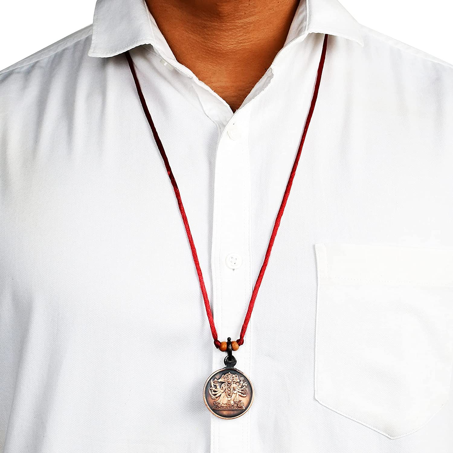 Hanuman Yantra Locket - Cobre