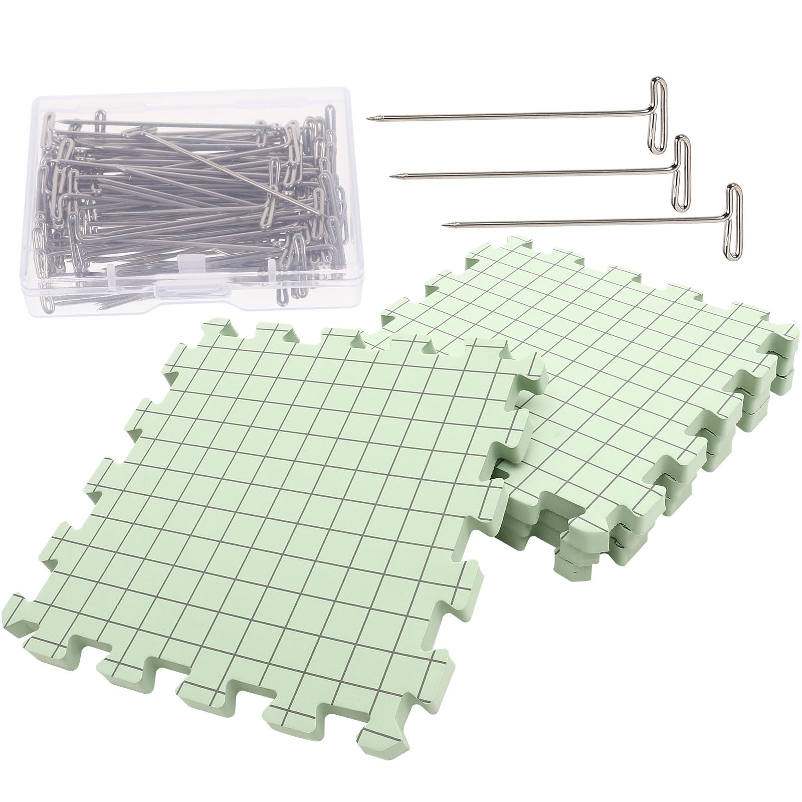 Tapis de blocage en mousse dans votre atelier pour sublimer vos tricots faits maison au crochet