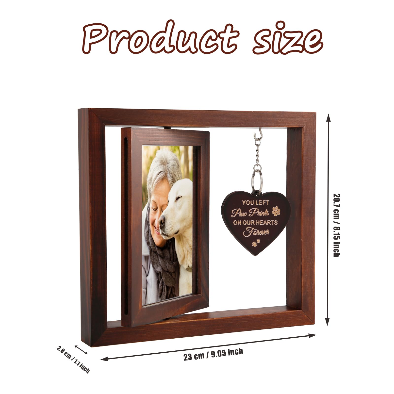 ZEP - Houten Multi Fotolijst Oberg 5Q Bruin / Crème voor 5 foto's formaat 10x15