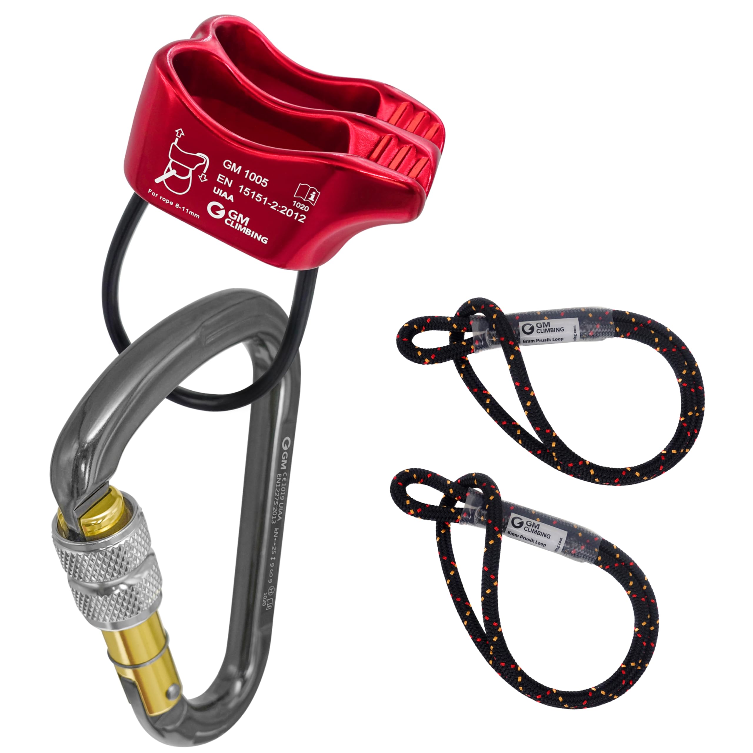 クライミングテクノロジー ビレイデバイス【新品】 Amazon | GM CLIMBING 管状V溝付きビレイデバイスパッケージ HMS