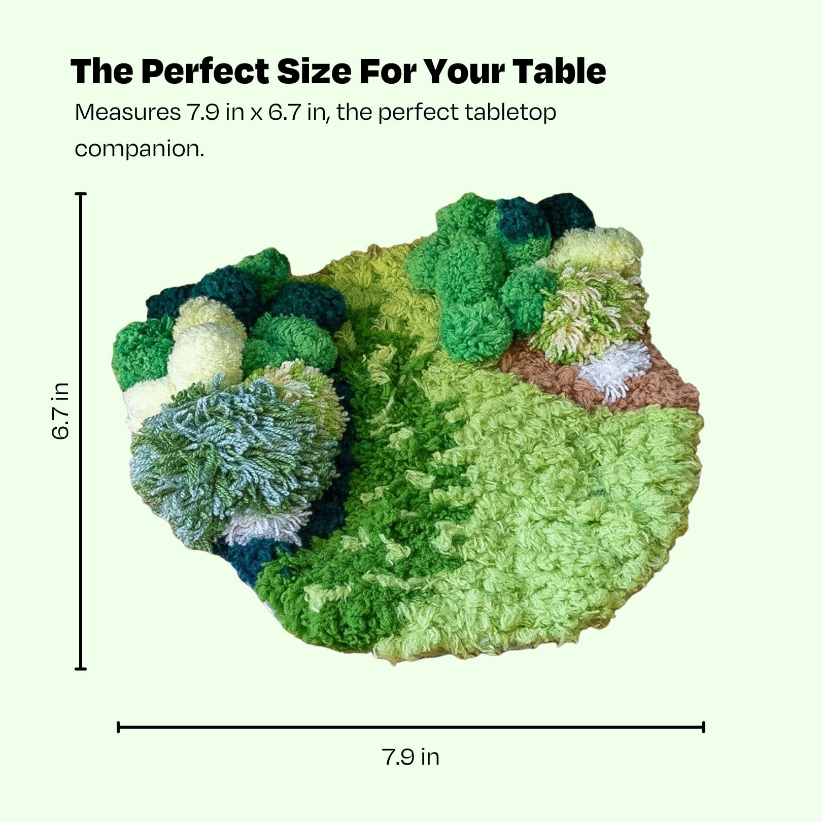 Amazon.com: CRAFT CLUB Grassy Garden Moss Coaster Kit | DIY Arts