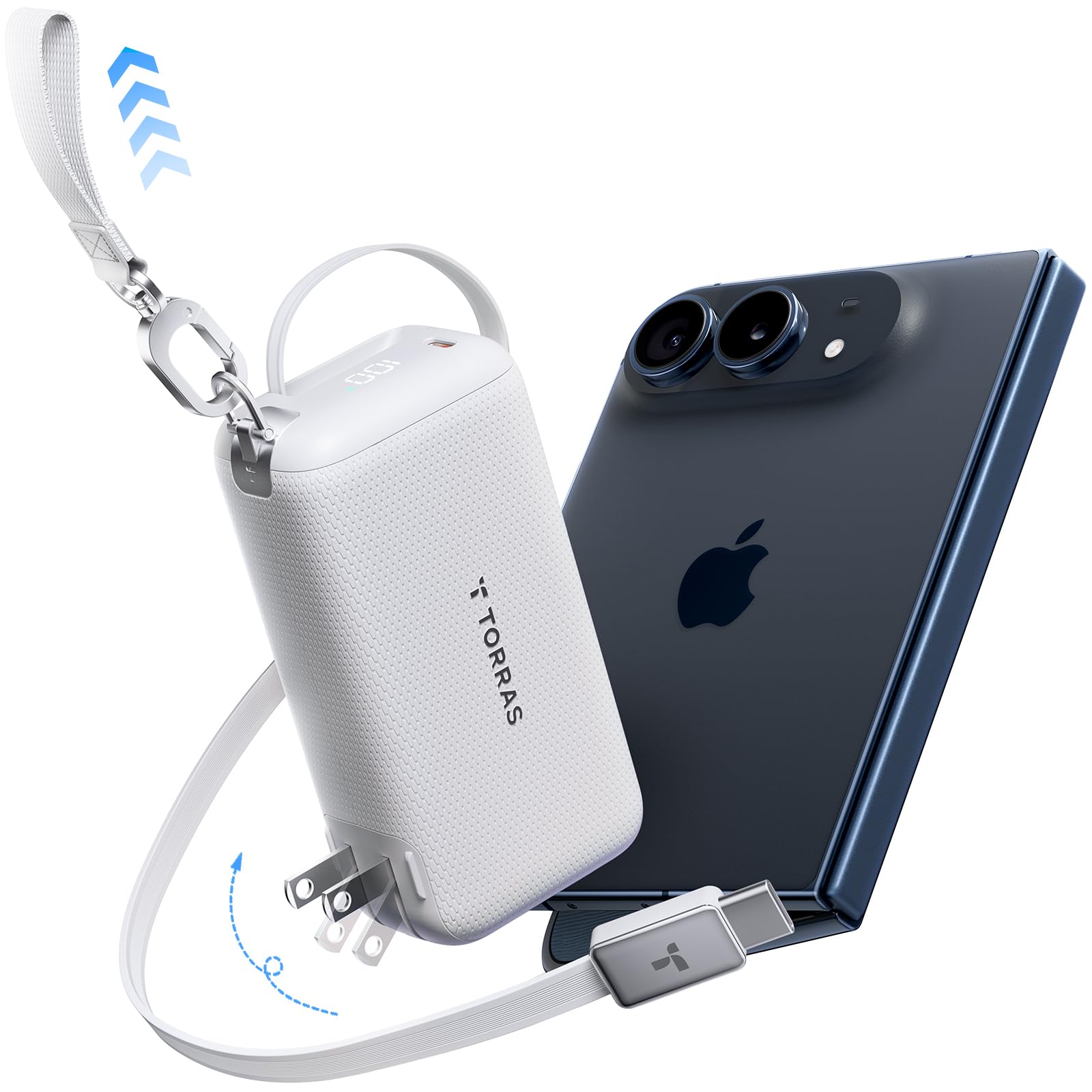 Amazon | TORRAS FlexLine 3in1 Cube モバイルバッテリー コンセント一