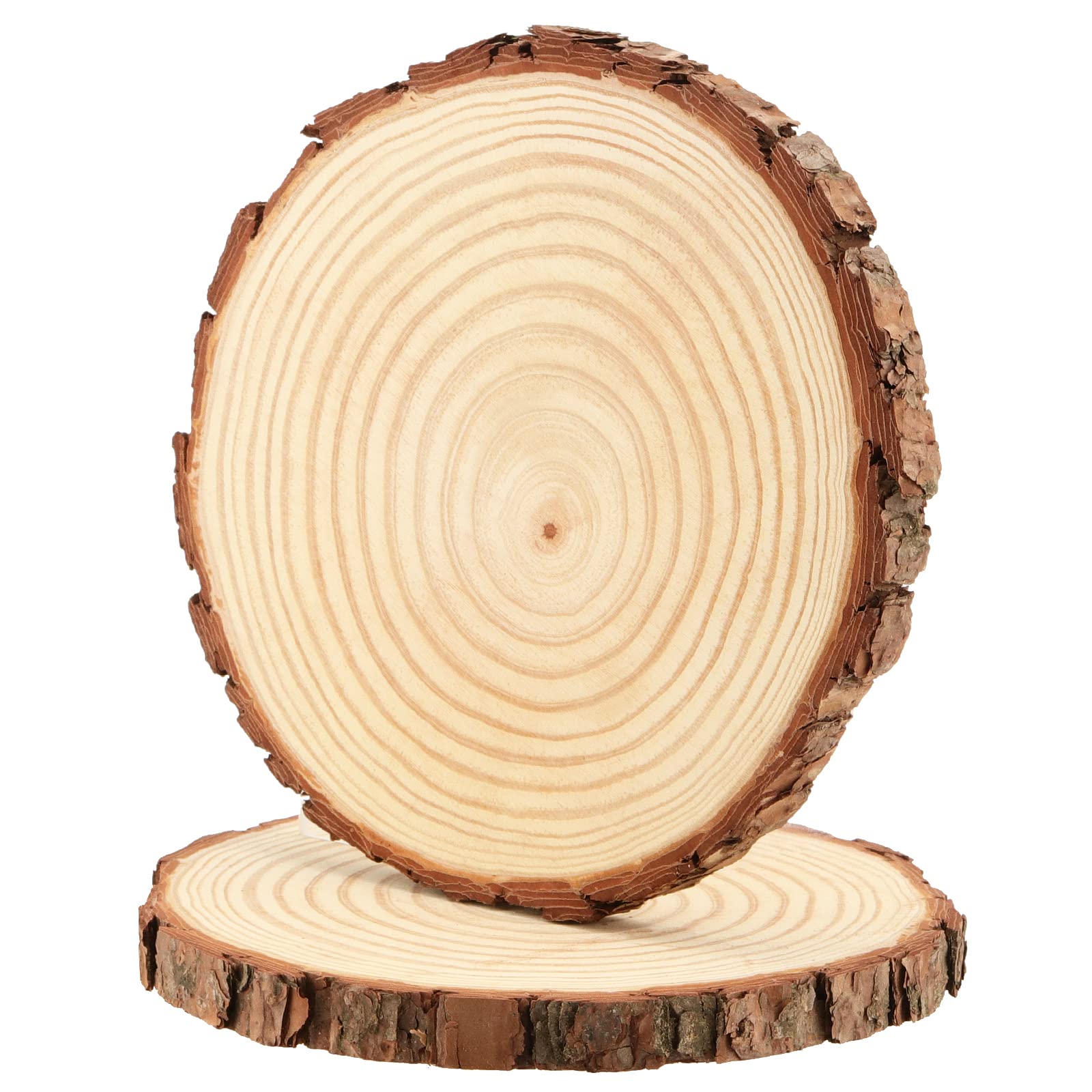 YAYODS 25 Dischi In Legno Da 8 A 9 Cm - Dischi Di Legno Rotondi - Dischi Di