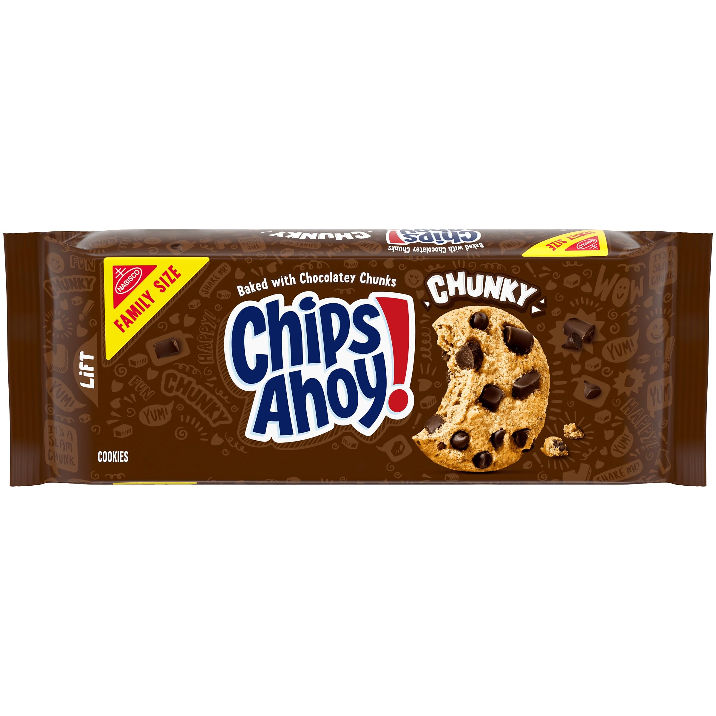 Chunky Chocolate Chip Cookies, Family Size, 18 oz