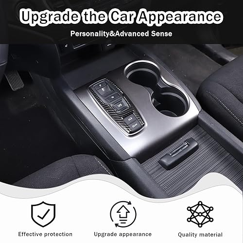 Miniatura 2 de Marco de Botón de Palanca de Cambios Trim para Honda Pilot 2016-2022 Ridgeline 2020-2023 Passport 2019-2023, Material ABS Cubierta del Panel de