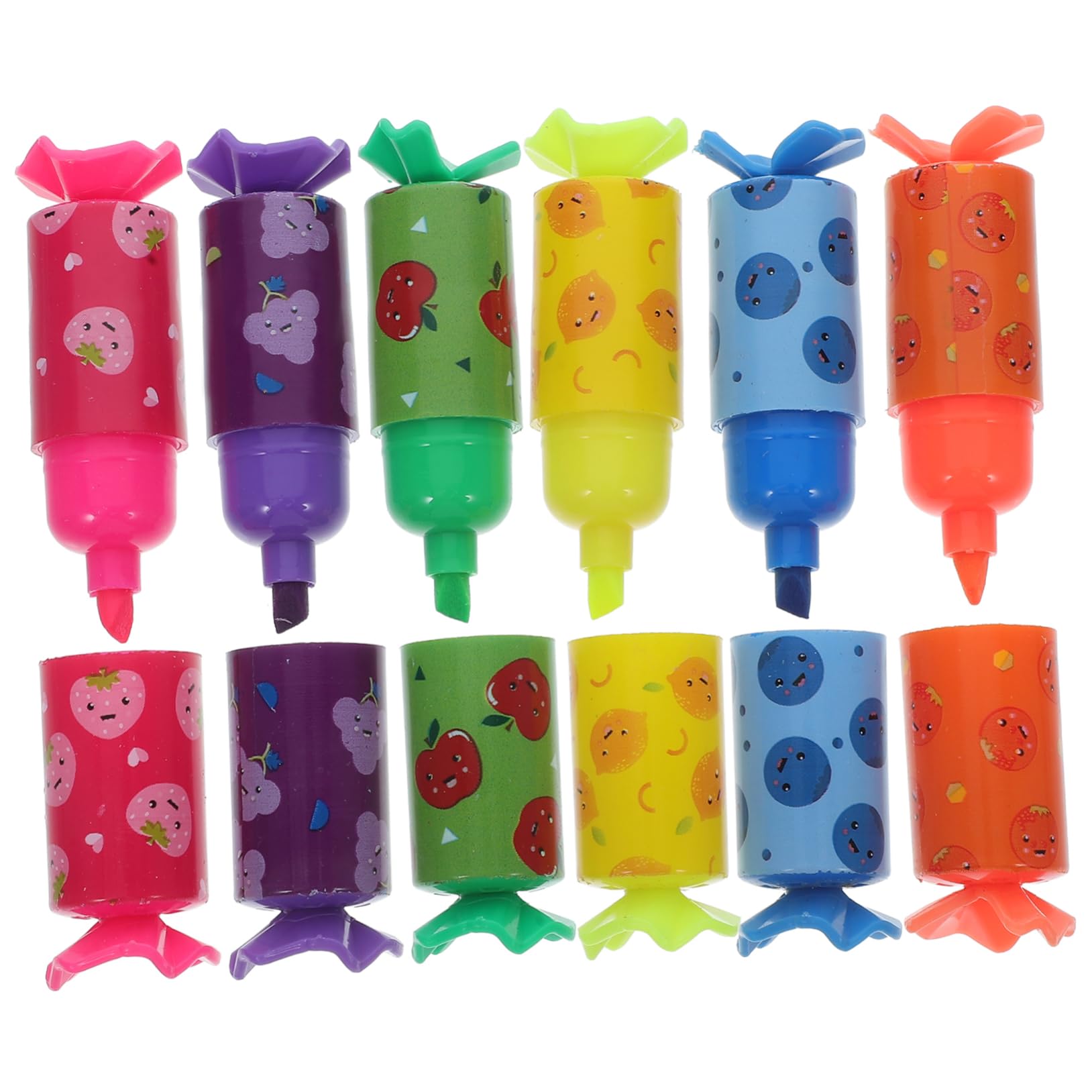 Mini Evidenziatore Candy Shape 30pezzi Plastico Multifunzione