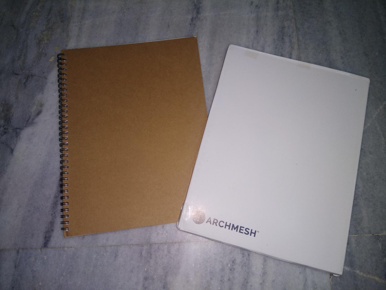 Archmesh, Dot Grid Notebook, A4 Size (8.5x11 inches), Dotted Pattern