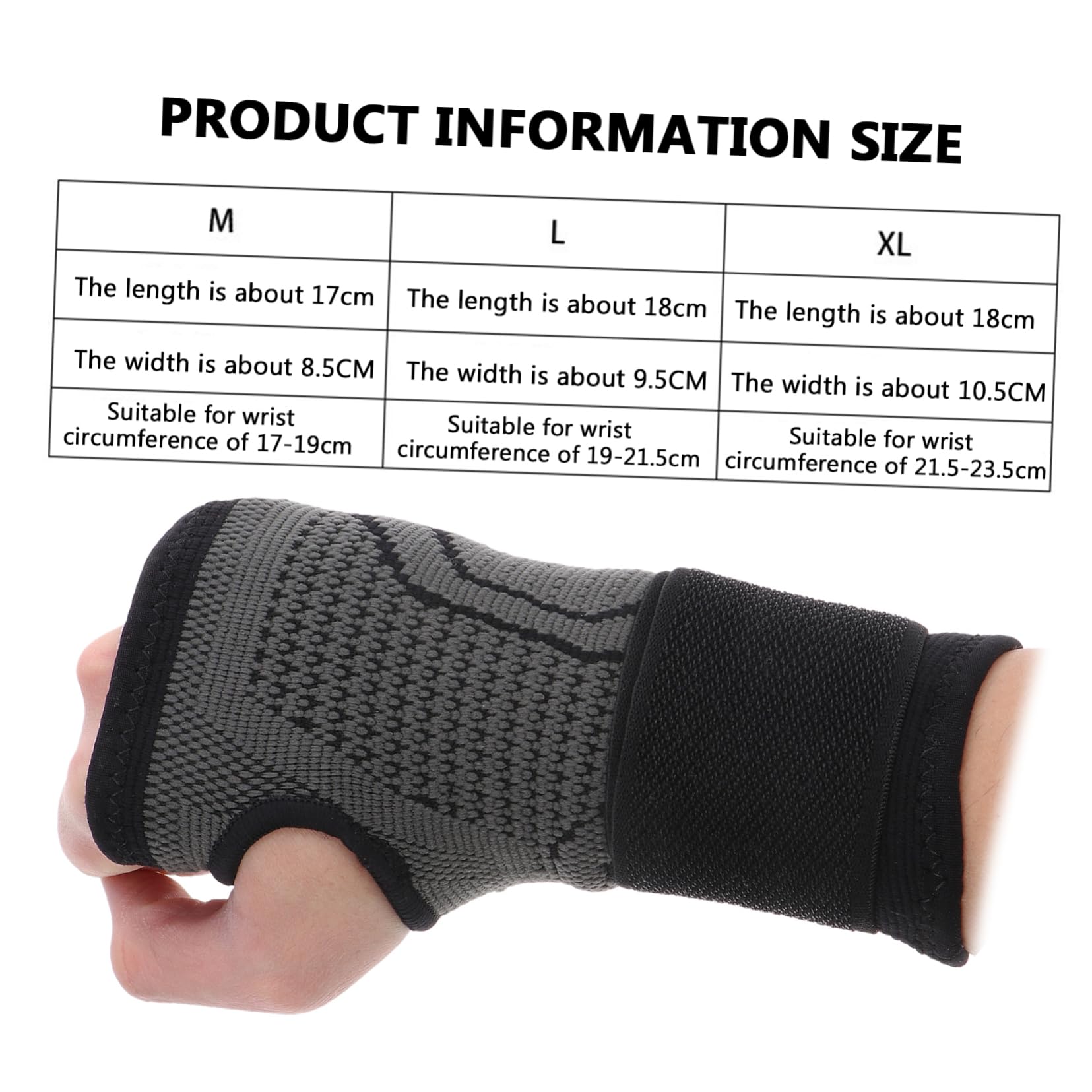 WOFASHPURET Adjustable Wrist Strap Wrist Guard Hand Sleeve Support for Sports Gardening