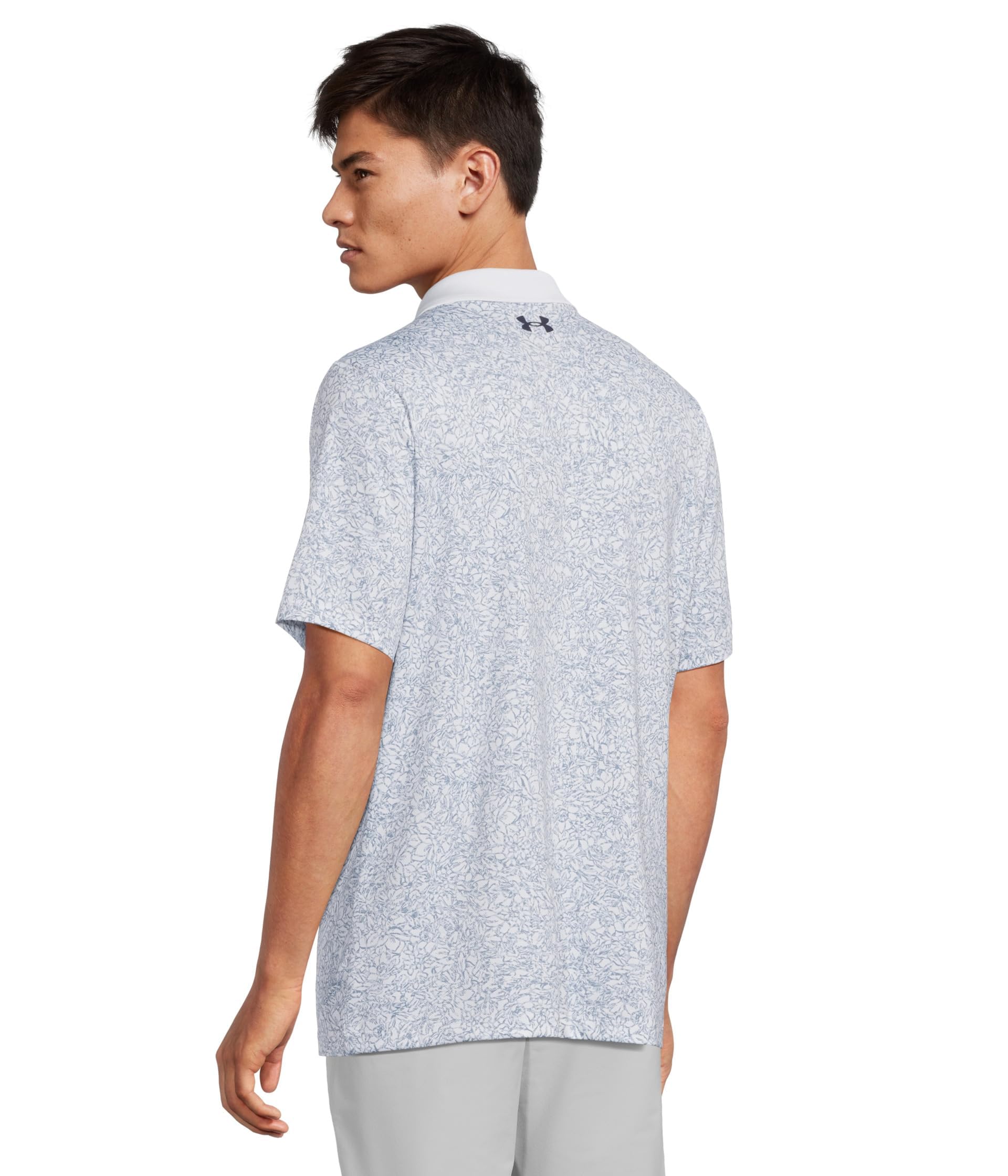 Under Armour Polo Performance 3.0 Novità Uomo, Bianco/Blu Fumo/Blu Navy, 3XL Alti