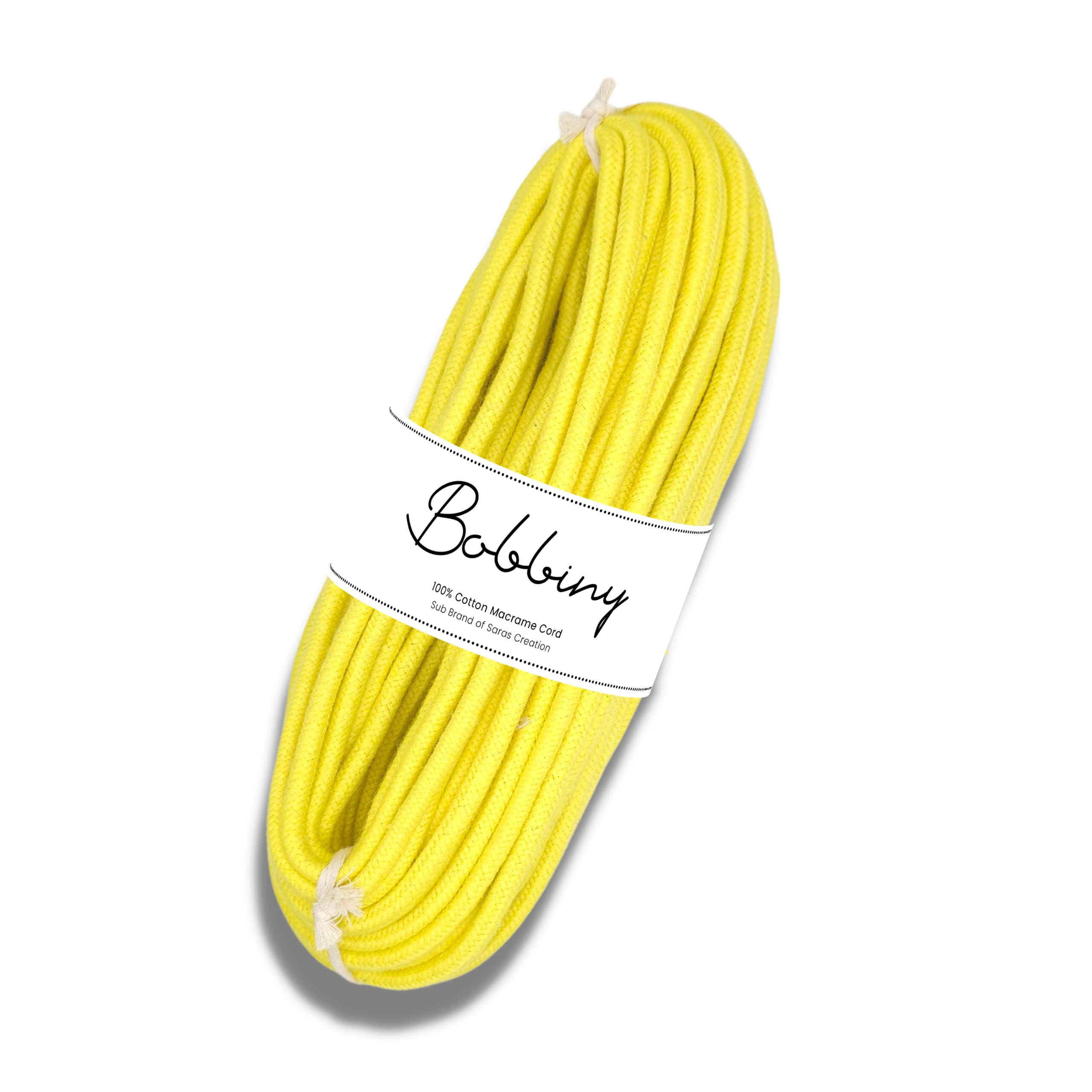 BOBBINY | Premium Cotton Like Tight Rope Braided Cord Twine String for DIY Craft - Versatile, Durable, Eco-Friendly | Red | 6 mm, 25 Meter — Amazon image 5