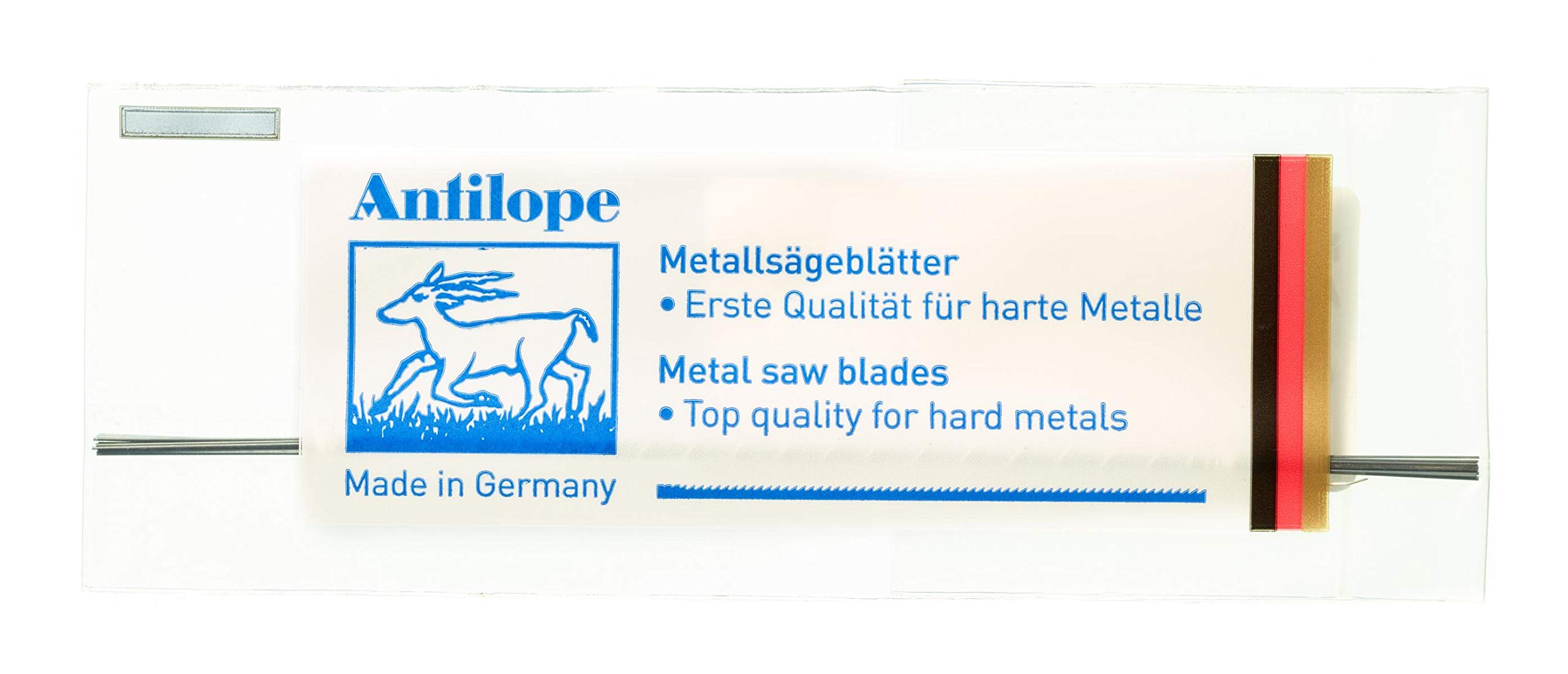 ANTILOPE Laubsägeblätter Antilope blau 0,36 x 0,75 (mm) Nr.: 3 Verpackungseinheit: 1 Dutzend
