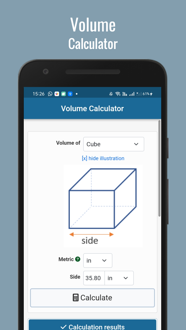 Volume Calculator - App on Amazon Appstore