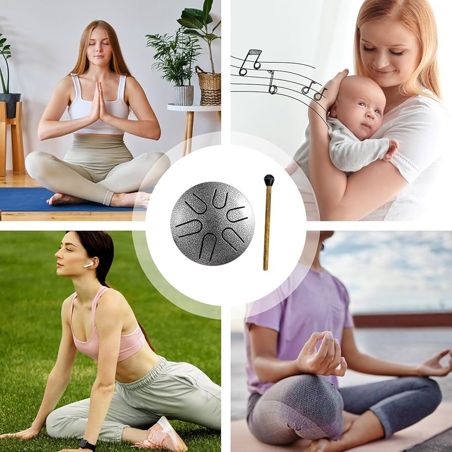 JLDN スチール タンドラ タンバリン フィンガーピックドラム ヨガ 瞑想 JLDN スチール タンドラ タンバリン フィンガーピックドラム