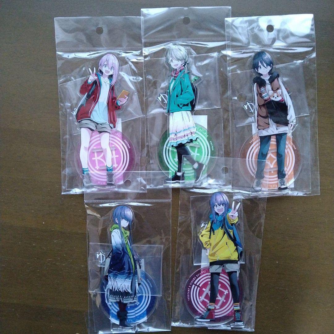 Amazon.co.jp: ゆるキャン△大井川鉄道コラボ アクリルスタンドセット