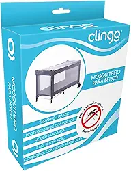 Mosquiteiro Berço, Clingo, Branco, Grande