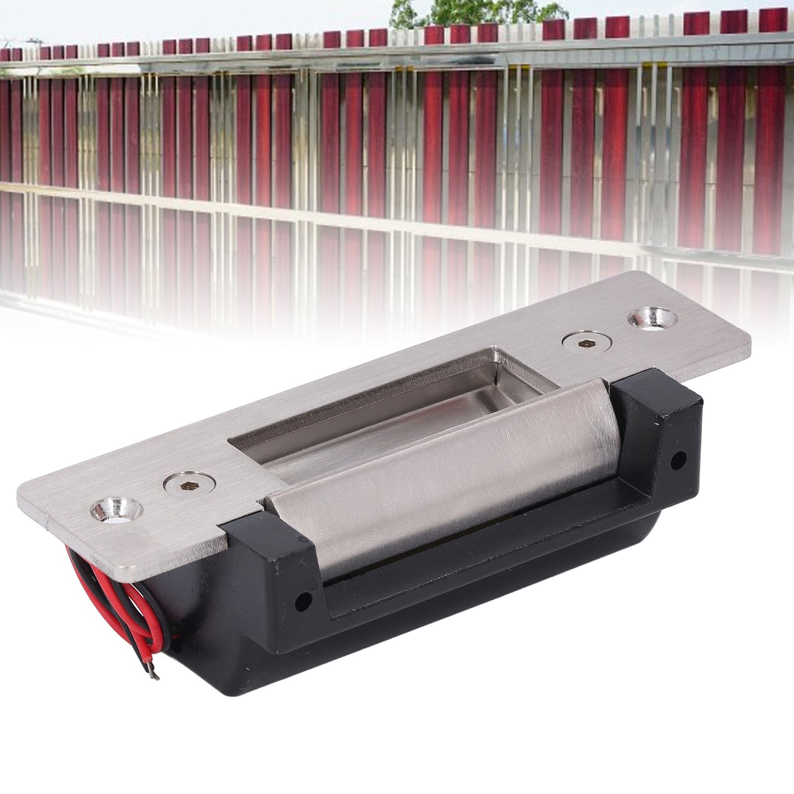 Gâche électrique avec 12 V DC, Construction Robuste pour Serrures Cylindriques, Centres de Données, Faible Consommation D'énergie