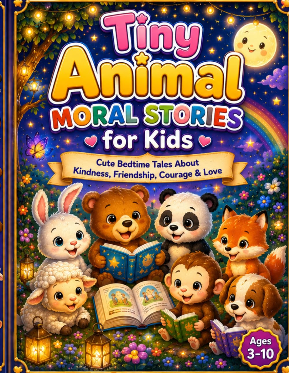 Tiny Animal Moral Stories for Kids | Cute Bedtime Tales About Kindness, Friendship, Courage & Love, Cute Stories. Big Life Lessons.: 5-Minute Animal Moral Heartwarming Adorable Stories for Kids 3-10