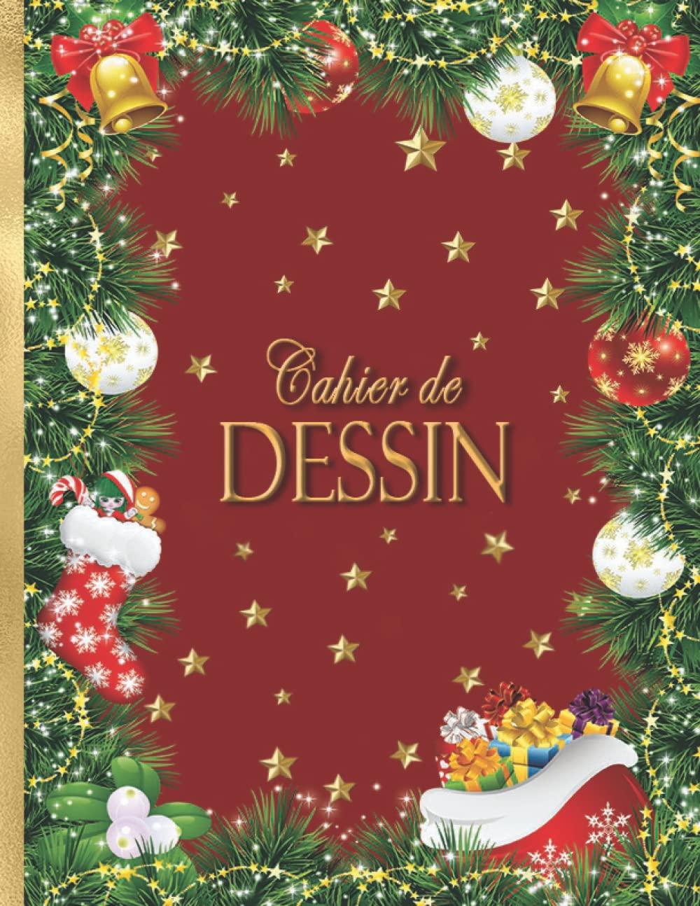 Buy Cahier de dessin de dessin Noel format A4 100 pages