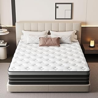 Matratze 180x200 cm Boxspringbett Härtegrad H3, Geeignet für Kinder und Erwachsene, Öko-Tex Zertifiziert, Ergonomische 7 Zonen Matratze Höhe 20 cm