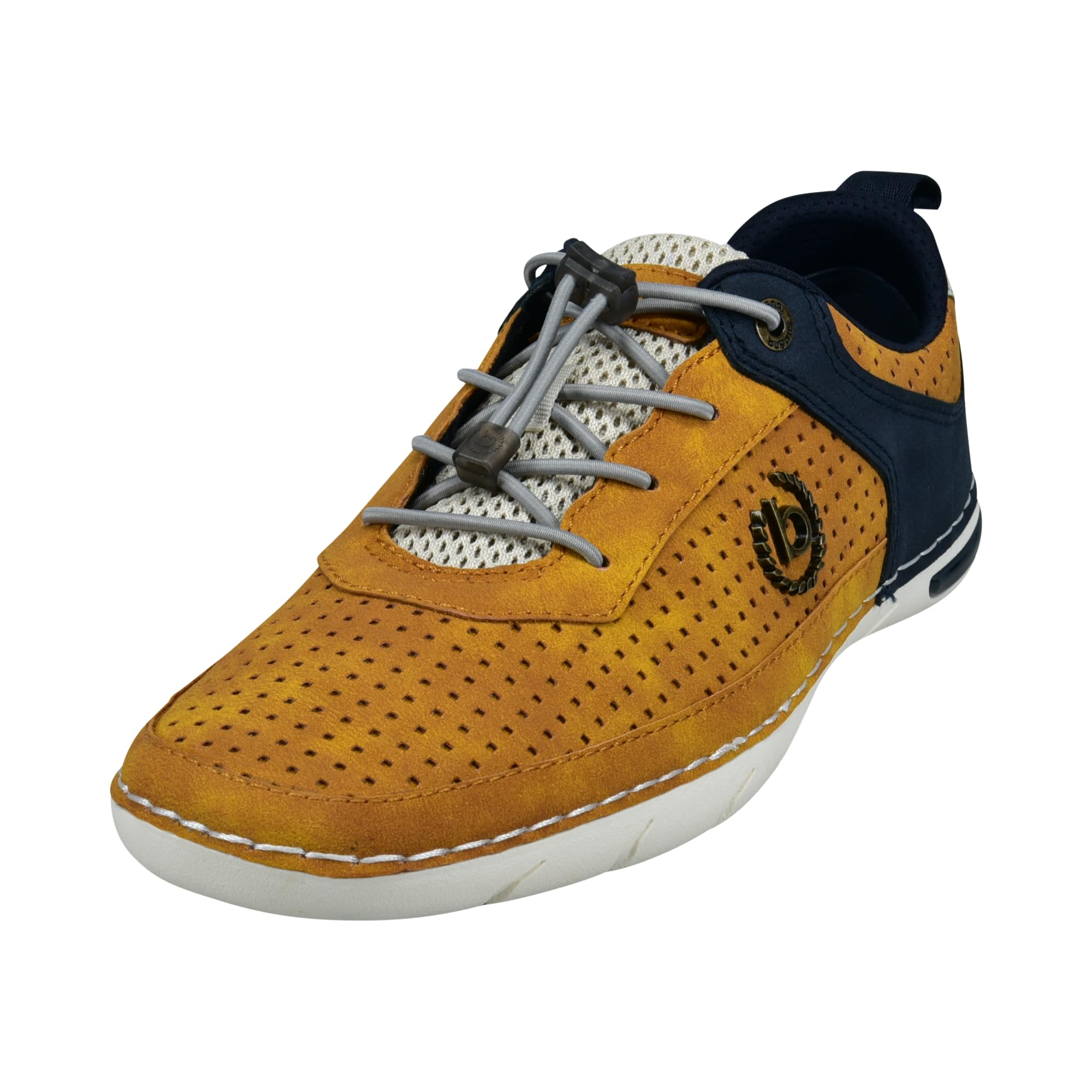 bugatti Men's 321-asg03 Lace-up Shoes, Yellow Dark Blue, 9 UK