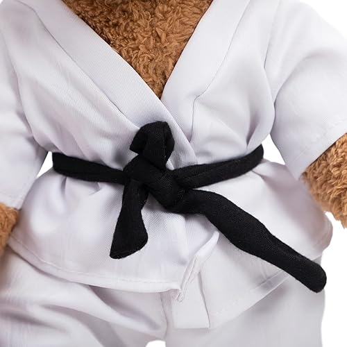 Miniatura 8 de HollyHOME Oso de peluche de karate en uniforme de karate, regalo único para niños y amantes del karate, día festivo, cumpleaños, San Valentín, 16