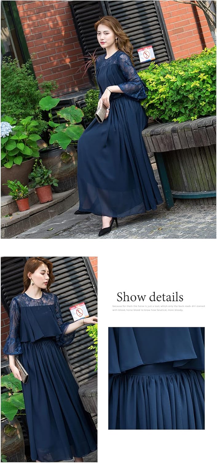 [KASVIN] イブニングドレス パーティードレスレディース ワンピースロング丈 結婚式 母親 お呼ばれ ワンピース 二次会 ゲス