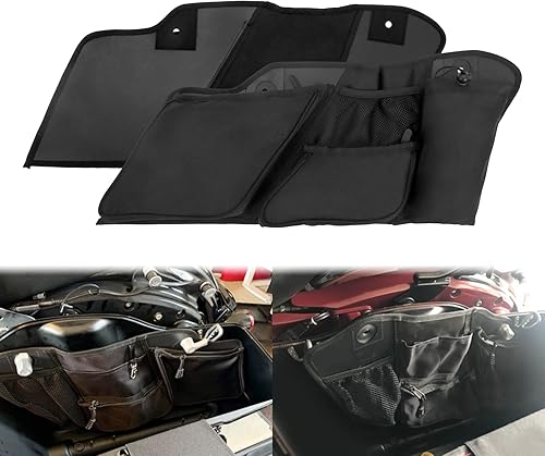 Miniatura 2 de HDBUBALUS Organizadores de alforjas para motocicleta, bolsas de almacenamiento para Harley Touring Electra Glide Street Glide Road Glide Tri Glide