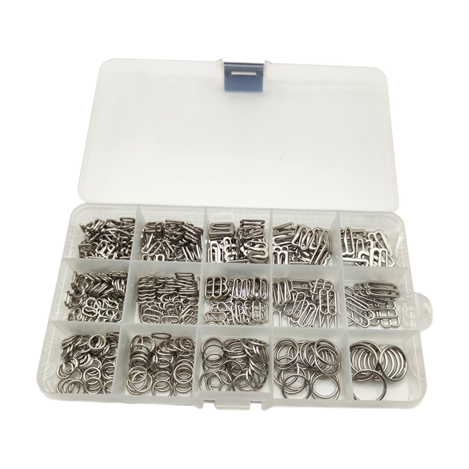 Tsophreniq 450Pieces Bra Buckles Bra Buckles Hook Fasteners for Lingeries Comfortable Lingeries