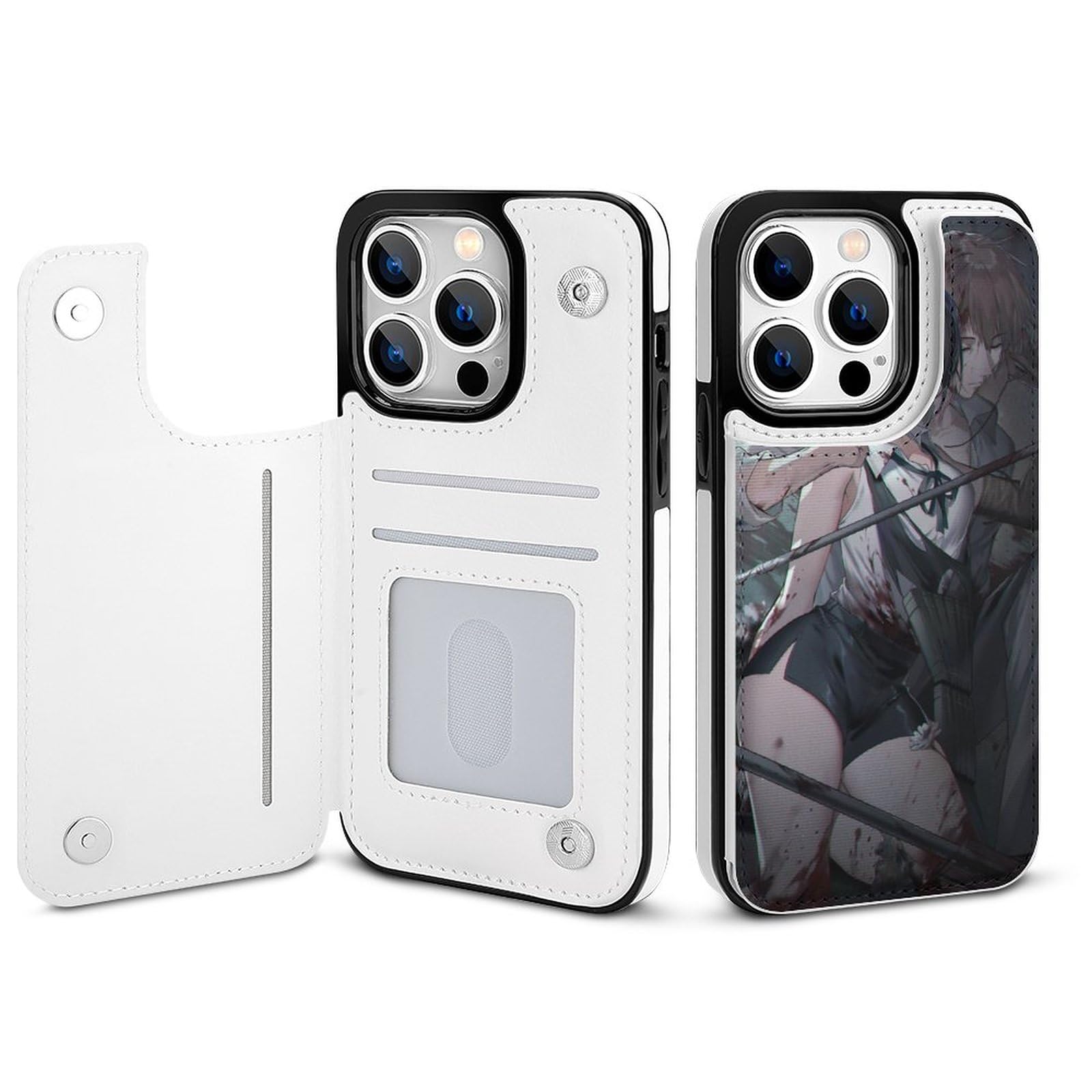 Amazon.co.jp: iPhone 第14世代 ケース チェンソーマン レゼ 財布型