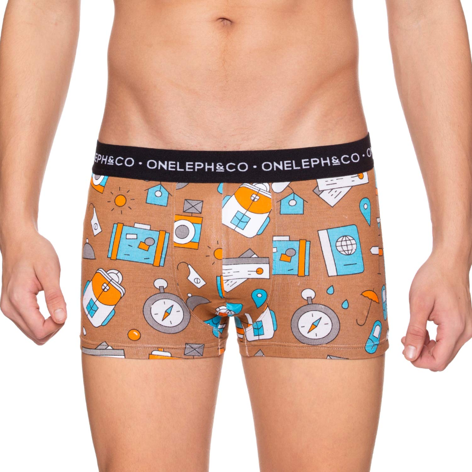 Buy Men's Printed Trunks, Modal Fabric, Silky Smooth, Stretchy